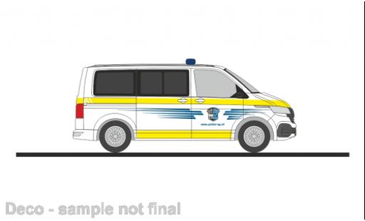 Volkswagen T6 1/87 Rietze .1 bus police de canton Aargau (CH) coche miniatura