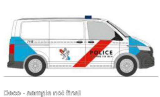 Volkswagen T6 1/87 Rietze .1 Police (LU) coche miniatura
