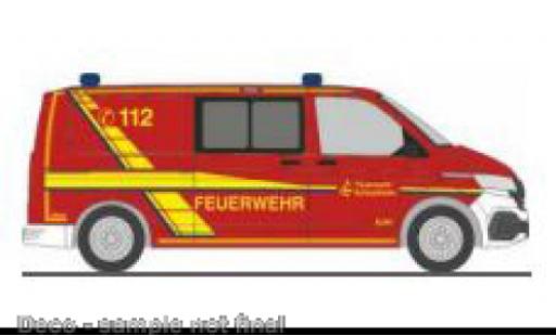 Coche miniatura Volkswagen T6 1/87 Rietze .1 pompiers Schopfheim Volkswagen T6 1/87 Rietze .1 pompiers Schopfheim coche miniatura