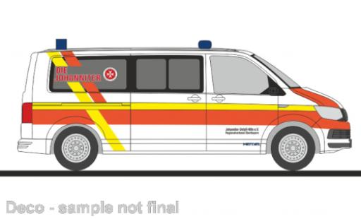 Volkswagen T6 1/87 Rietze bus Johanniter RV Oberbayern coche miniatura