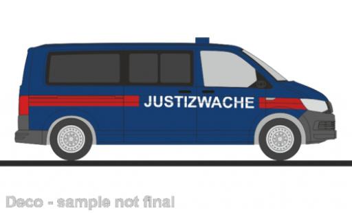 Volkswagen T6 1/87 Rietze bus Justizwache (AT) coche miniatura