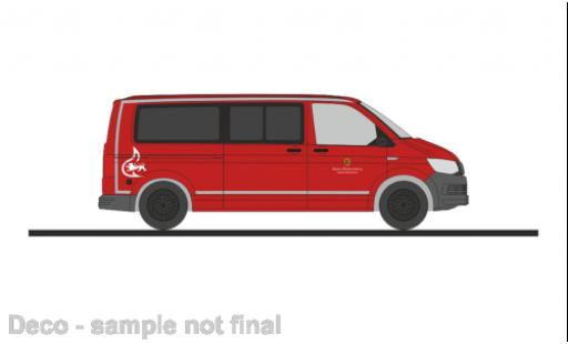 Volkswagen T6 1/87 Rietze bus Landesfeuerwehrschule Baden - Württemberg coche miniatura