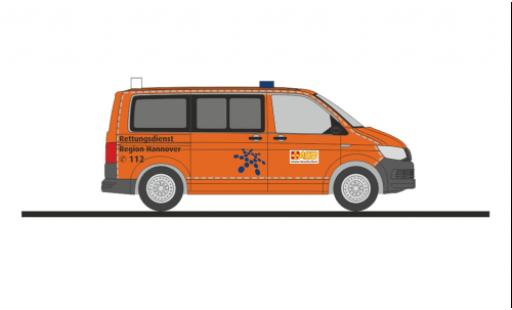 Volkswagen T6 1/87 Rietze bus médecin d ASB Region Hannover coche miniatura