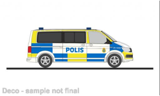 Volkswagen T6 1/87 Rietze bus Polis (SE) coche miniatura