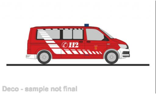 Coche miniatura Volkswagen T6 1/87 Rietze bus pompiers Potsdam Volkswagen T6 1/87 Rietze bus pompiers Potsdam coche miniatura