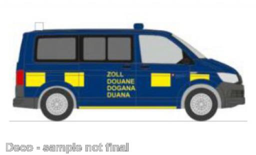 Volkswagen T6 1/87 Rietze bus Zoll (CH) coche miniatura