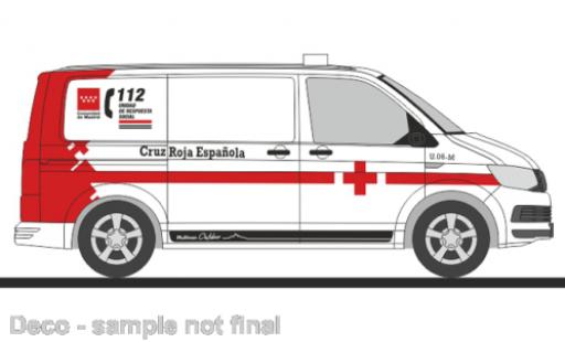 Volkswagen T6 1/87 Rietze fourgon Cruz Roja Espanola (E) coche miniatura