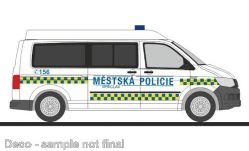 Volkswagen T6 1/87 Rietze Mestska Policie (CZ) coche miniatura