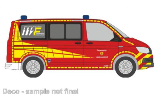 Coche miniatura Volkswagen T6 1/87 Rietze pompiers Lüdenscheid Volkswagen T6 1/87 Rietze pompiers Lüdenscheid coche miniatura