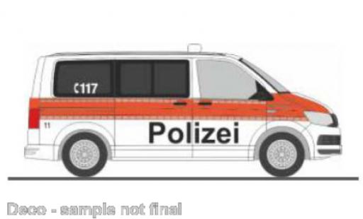 Volkswagen T6 1/87 Rietze Stadtpolizei Zürich coche miniatura