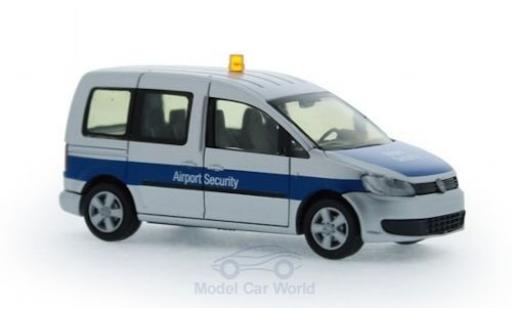 Volkswagen Caddy 1/87 Rietze Airport Security Düsseldorf 2011 coche miniatura