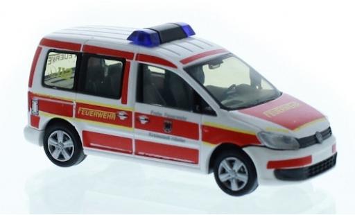 Volkswagen Caddy 1/87 Rietze Feuerwehr Höxter 2011 coche miniatura