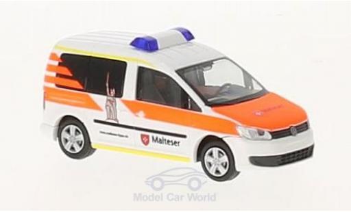 Volkswagen Caddy 1/87 Rietze Malteser Lippe 2011 coche miniatura