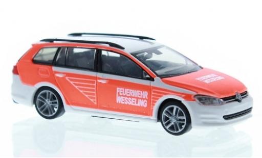 Coche miniatura Volkswagen Golf 1/87 Rietze 7 Variant Feuerwehr Wesseling Volkswagen Golf 1/87 Rietze 7 Variant Feuerwehr Wesseling coche miniatura