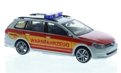 Coche miniatura Volkswagen Golf 1/87 Rietze VII Variant Feuerwehr Hürth Warnfahrzeug Volkswagen Golf 1/87 Rietze VII Variant Feuerwehr Hürth Warnfahrzeug coche miniatura