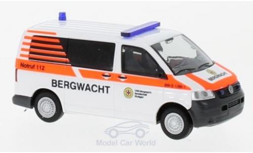Coche miniatura Volkswagen T5 1/87 Rietze Bergwacht Stuttgart 2003 Volkswagen T5 1/87 Rietze Bergwacht Stuttgart 2003 coche miniatura