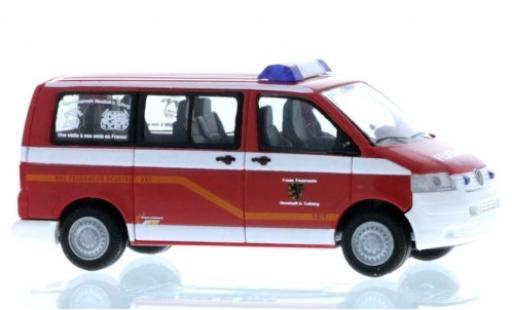 Coche miniatura Volkswagen T5 1/87 Rietze Bus Feuerwehr Neustadt bei Coburg Volkswagen T5 1/87 Rietze Bus Feuerwehr Neustadt bei Coburg coche miniatura
