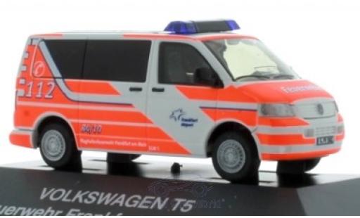 Coche miniatura Volkswagen T5 1/87 Rietze Bus Flughafenfeuerwehr Frankfurt/Main Volkswagen T5 1/87 Rietze Bus Flughafenfeuerwehr Frankfurt/Main coche miniatura