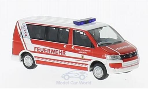 Coche miniatura Volkswagen T5 1/87 Rietze GP LR Feuerwehr Kandern ohne Vitrine Volkswagen T5 1/87 Rietze GP LR Feuerwehr Kandern ohne Vitrine coche miniatura