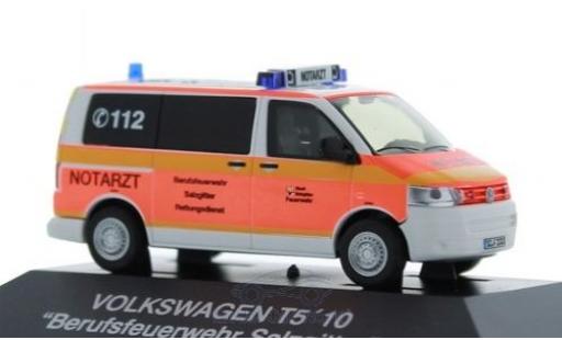 Coche miniatura Volkswagen T5 1/87 Rietze Notarzt Feuerwehr Salzgitter 2010 Volkswagen T5 1/87 Rietze Notarzt Feuerwehr Salzgitter 2010 coche miniatura