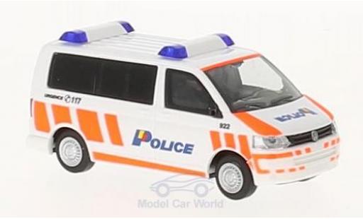 Coche miniatura Volkswagen T5 1/87 Rietze Police Geneve (CH) 2010 Volkswagen T5 1/87 Rietze Police Geneve (CH) 2010 coche miniatura