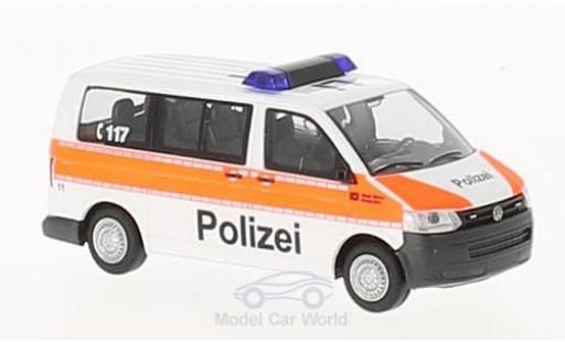 Volkswagen T5 1/87 Rietze Stadtpolizei Zürich 2010 coche miniatura