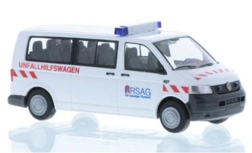 Coche miniatura Volkswagen T5 1/87 Rietze Unfallhilfswagen RSAG Rostock Volkswagen T5 1/87 Rietze Unfallhilfswagen RSAG Rostock coche miniatura