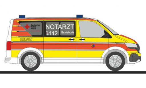 Volkswagen T6 1/87 Rietze .1 Bus DRK Buxtehude coche miniatura