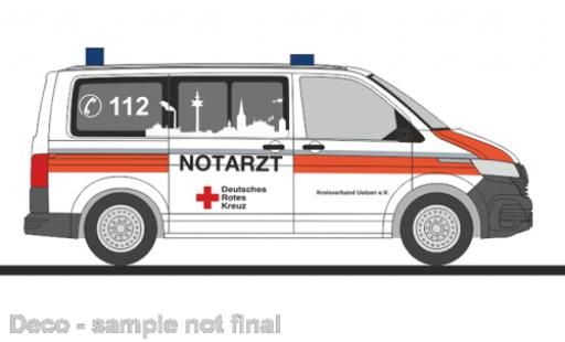 Volkswagen T6 1/87 Rietze .1 Bus DRK Uelzen 1:87 coche miniatura