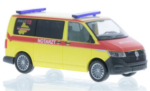Volkswagen T6 1/87 Rietze .1 Bus Rettungszweckverband Chemnitz - Erzgebirge coche miniatura