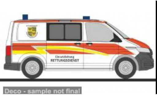 Volkswagen T6 1/87 Rietze .1 Einsatzleitung Rettungsdienst Saalfeld - Rudolstadt 1:87 coche miniatura