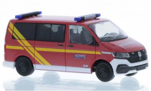 Volkswagen T6 1/87 Rietze .1 Feuerwehr Wolfach court- empattement coche miniatura