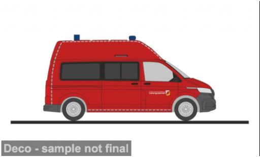 Volkswagen T6 1/87 Rietze .1 FW Greifswald Gefahrguteinheit Nord 1:87 coche miniatura
