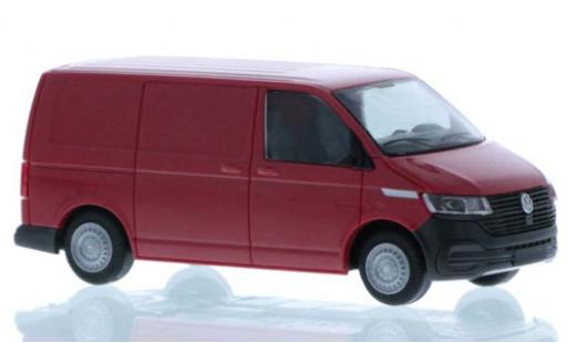 Coche miniatura Volkswagen T6 1/87 Rietze .1 Kasten rojo court- empattement Volkswagen T6 1/87 Rietze .1 Kasten rojo court- empattement coche miniatura