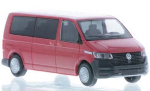 Coche miniatura Volkswagen T6 1/87 Rietze .1 LR Bus FD rojo Volkswagen T6 1/87 Rietze .1 LR Bus FD rojo coche miniatura