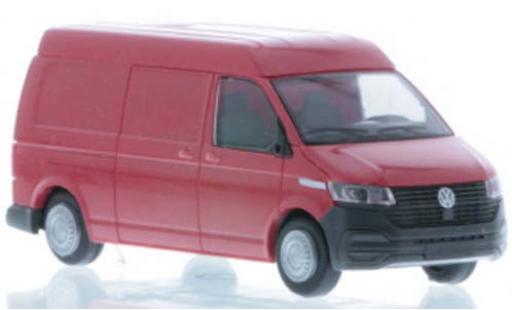 Coche miniatura Volkswagen T6 1/87 Rietze .1 LR Kasten MD rojo Volkswagen T6 1/87 Rietze .1 LR Kasten MD rojo coche miniatura