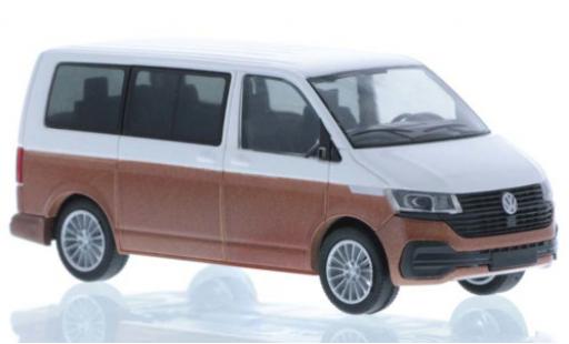 Volkswagen T6 1/87 Rietze .1 blanco/bronze court- empattement coche miniatura