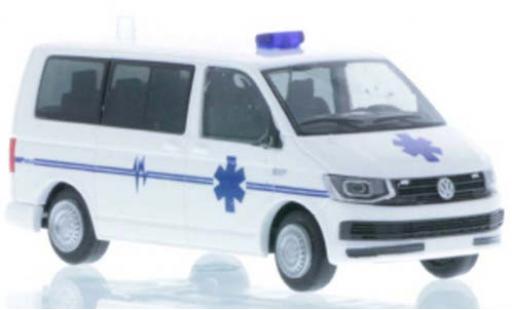 Volkswagen T6 1/87 Rietze Bus Ambulance arf France coche miniatura
