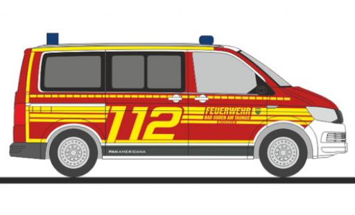 Volkswagen T6 1/87 Rietze Bus Feuerwehr Bad Soden coche miniatura