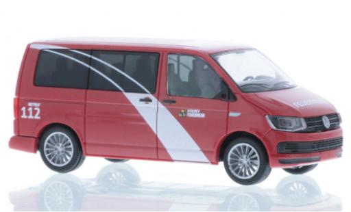 Volkswagen T6 1/87 Rietze Bus Feuerwehr Berlin coche miniatura