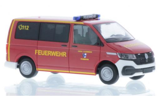 Volkswagen T6 1/87 Rietze Bus Feuerwehr Stammham / Inn coche miniatura