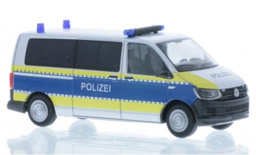 Volkswagen T6 1/87 Rietze Bus Polizei Hamburg coche miniatura
