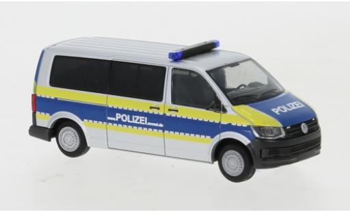 Volkswagen T6 1/87 Rietze Bus Polizei Mecklenburg-Vorpommern langer Radstand coche miniatura