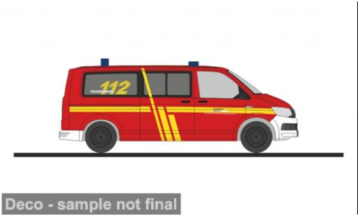 Volkswagen T6 1/87 Rietze Feuerwehr Krefeld 1:87 coche miniatura