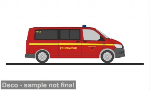 Volkswagen T6 1/87 Rietze Feuerwehr Lübeck 1:87 coche miniatura