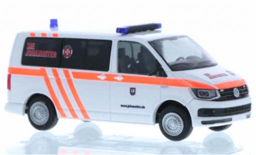 Volkswagen T6 1/87 Rietze Johanniter Hannover court- empattement coche miniatura