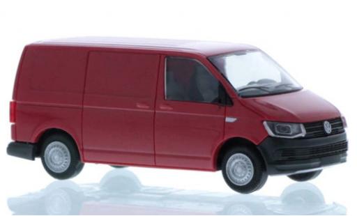 Coche miniatura Volkswagen T6 1/87 Rietze Kasten rojo court- empattement Volkswagen T6 1/87 Rietze Kasten rojo court- empattement coche miniatura