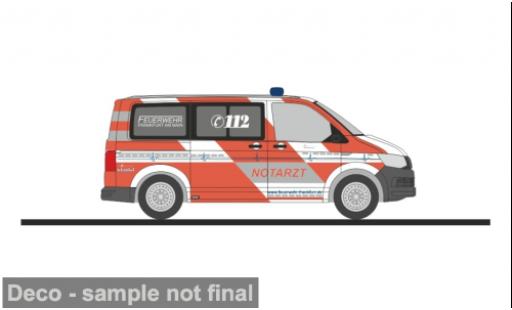 Volkswagen T6 1/87 Rietze Notarzt BF Frankfurt 1:87 coche miniatura