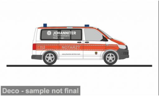 Volkswagen T6 1/87 Rietze Notarzt Johanniter RV Rhein - Main 1:87 coche miniatura