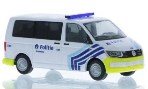 Volkswagen T6 1/87 Rietze Politie (BE) court- empattement coche miniatura